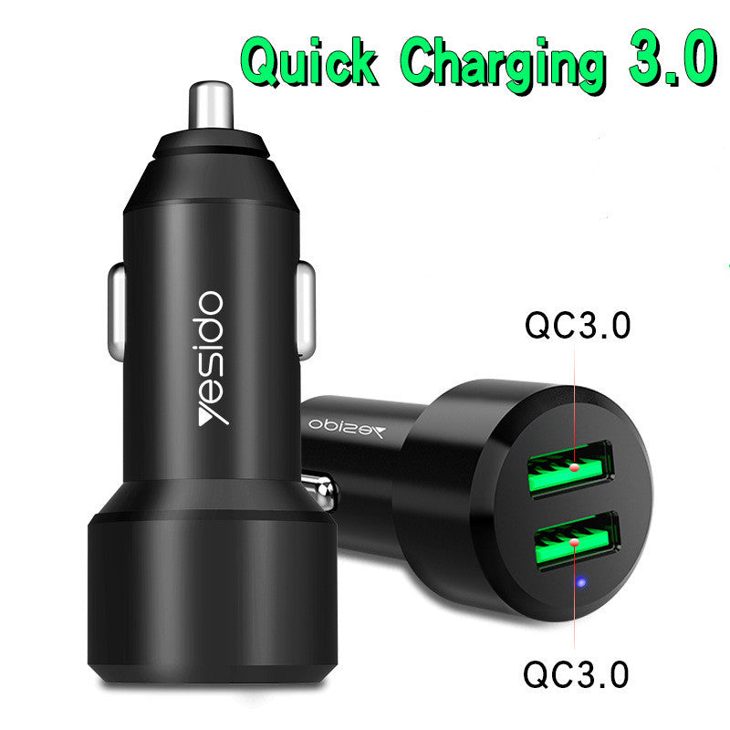 Car charger dual usb fast charge