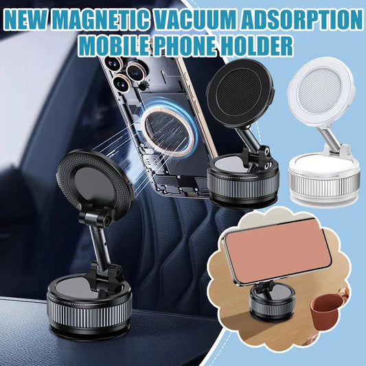 Magnatic Phone Stand Foldable Smartphone Holder Universal Car Wireless Charger Stand Adjustable Magnatic Adsorption Phone Holder