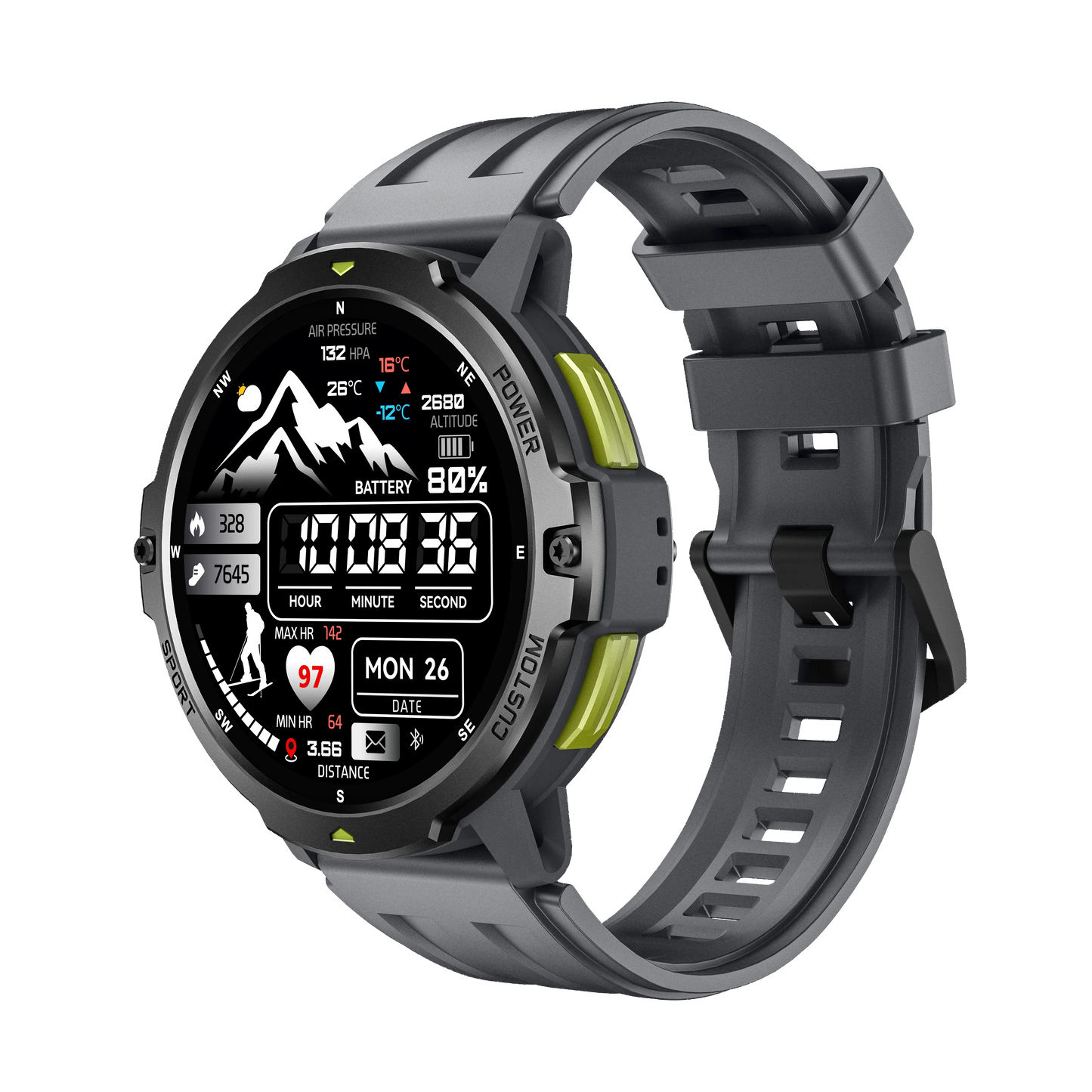 NEW 2025 GPS Smartwatchs 1.46" AMOLED Screen Compass Barometric Altimeter 580mAh Battery 5ATM Outdoor sports Smart Watch For Men