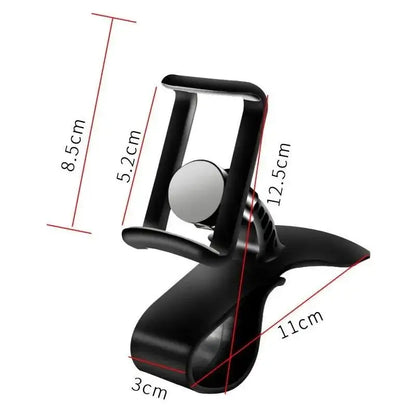 360 Rotatable Car Phone Holder Universal Auto Grip Mount Dashboard Stand Mobile Phone Fixed Bracket