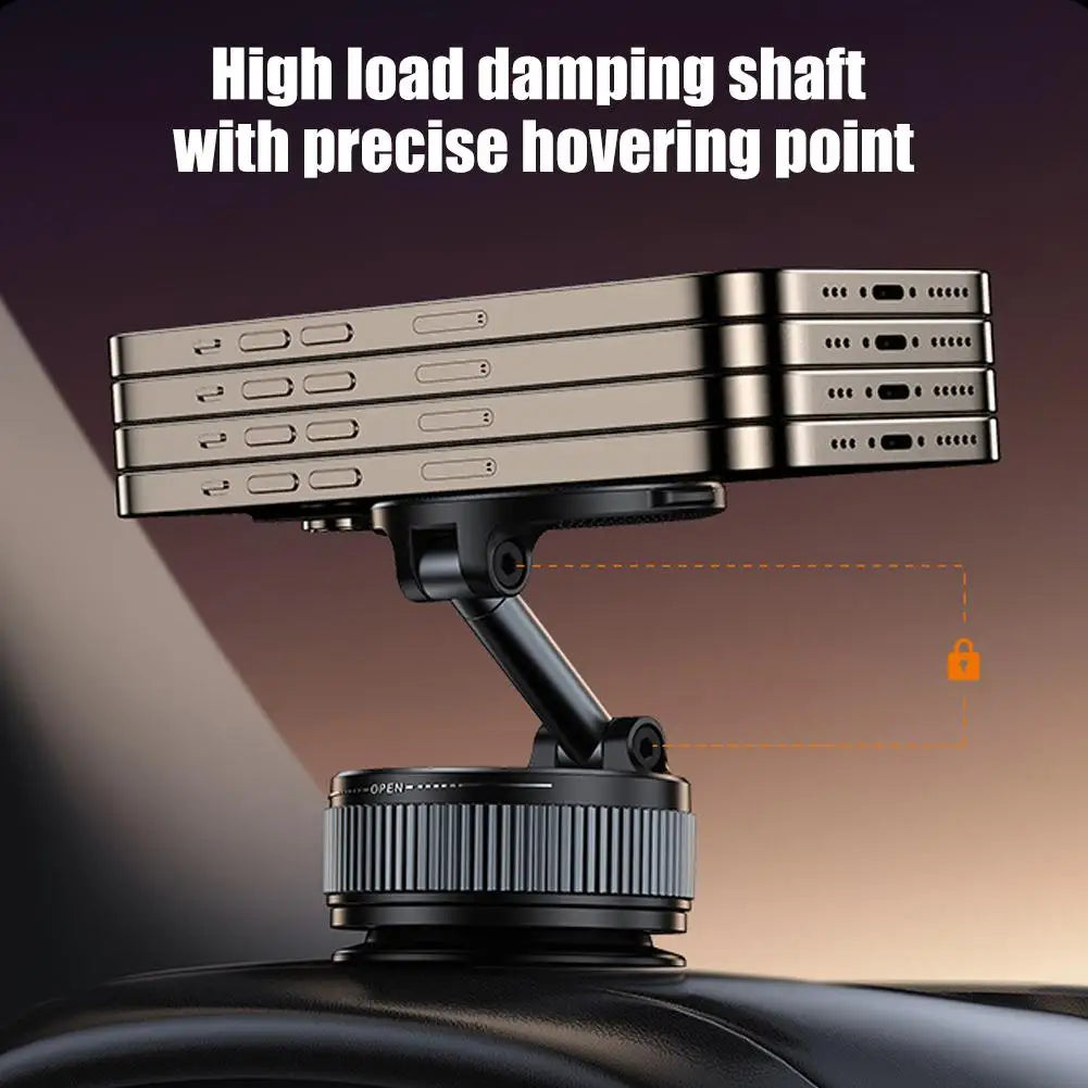 Magnatic Phone Stand Foldable Smartphone Holder Universal Car Wireless Charger Stand Adjustable Magnatic Adsorption Phone Holder