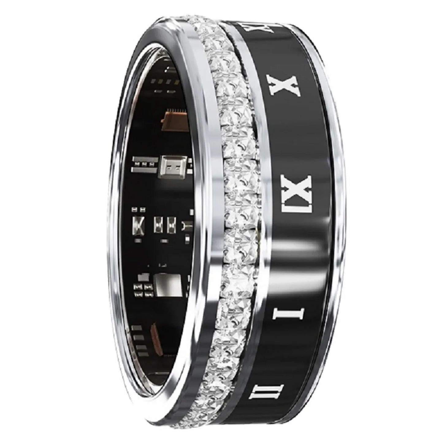 Waterproof Smart Ring Sport Tracker Health Monitoring Bluetooth Bracelet Calorie Sleep Fitness Intelligent Finger Fashion Jewelr