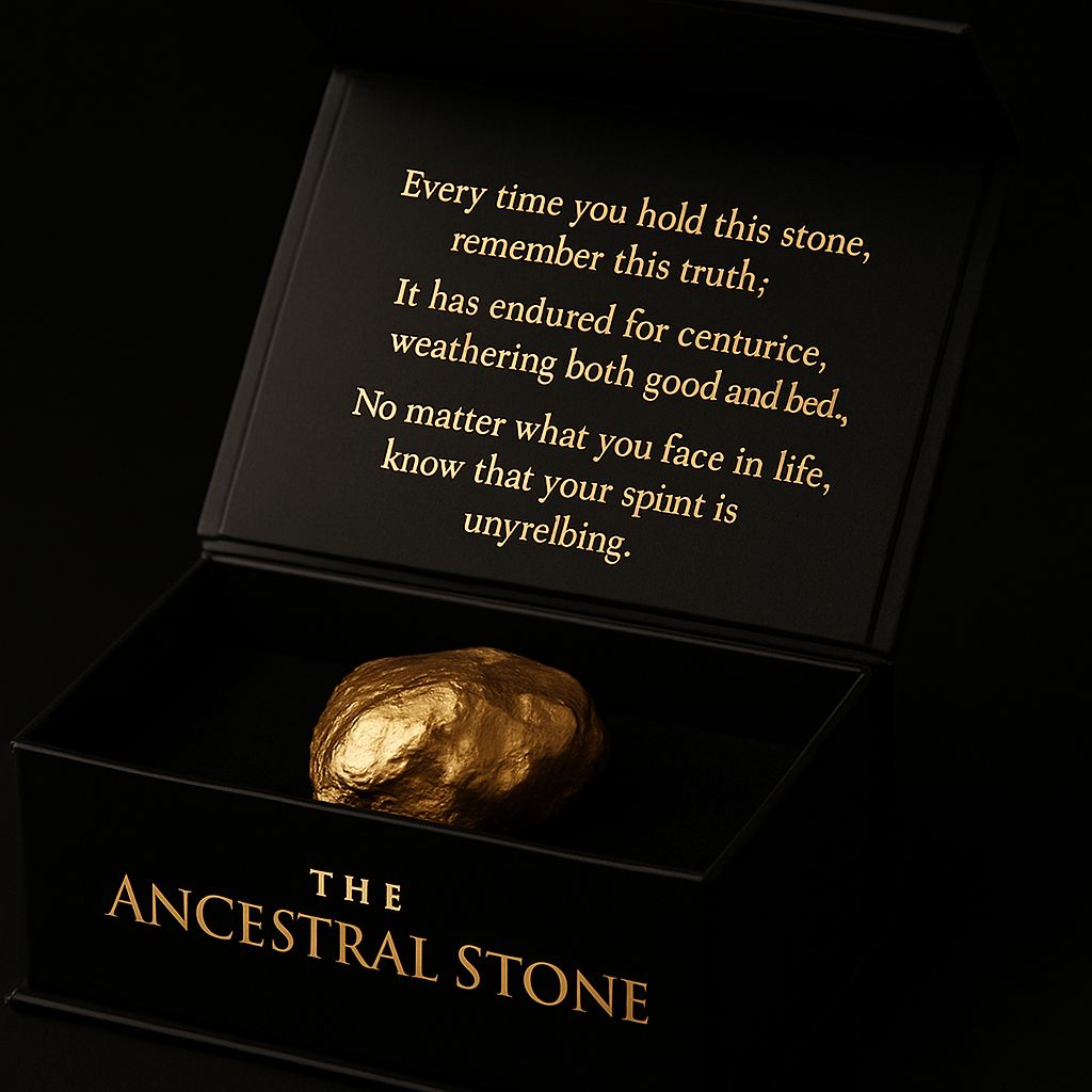The Ancestral Stone – Golden Cosmic Energy Fragment
