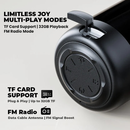 Desktop 4 in 1 Magnetic Phone Holder RGB Rhythmic Lamp Bluetooth 5.3 Speaker Radio 3D Stereoscopic Sound For All Cellphone Mount